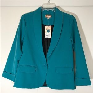 Teal Blazer - Mudd